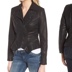 Faux Leather Moto Jacket